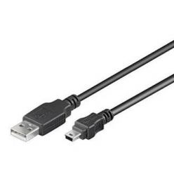 PremiumCord Kabel USB, A-B mini, 5pinů, 50cm (0.5m)
