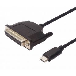 PremiumCord převodník USB-C -> Centronics, délka 1.5m