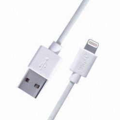 PremiumCord propojovací kabel USB -> Lightning, 3m, bílý