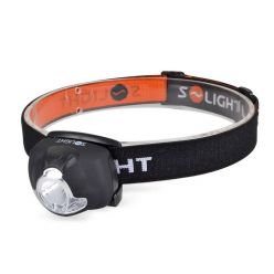 LED čelovka Solight WH19 1W + 3x LED, černá, 3 x AAA