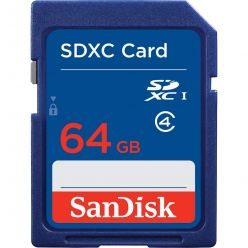 SanDisk 64GB SDXC karta, Class 4