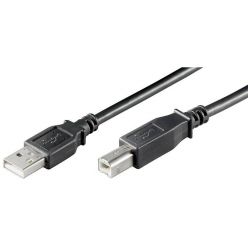 Goobay USB 2.0 kabel A-B, 0,25m, černý