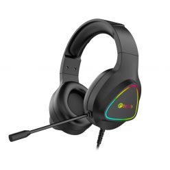 C-TECH Midas, herní sluchátka s mikrofonem, RGB, 3.5mm jack + USB, černý