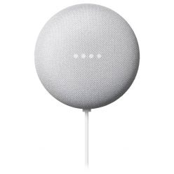 Google hlasový asistent Nest Mini chalk/ 2. generace/ Google Assistant/ Wi-Fi/ Bluetooth/ CZ adaptér/ šedý