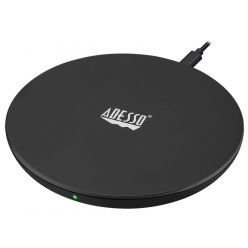 Adesso AUH-1010/ bezdrátová nabíječka 10W Max Qi/ LED indikátor/ 1  cívka