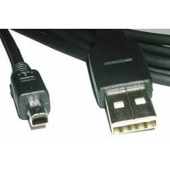 PremiumCord Kabel USB, A-B mini, 4piny, 2m Mitsumi