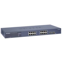 NETGEAR GS716T v3, řiditelný switch 16 x 10/100/1000 Mbit/s , 2x GBIC