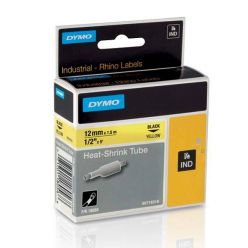 Dymo originální páska do tiskárny štítků, Dymo, 59423, S0721570, černý tisk/žlutý podklad, 4m, 12mm, LetraTag plastová páska