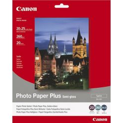 Canon SG-201, fotopapír 20x25cm, 260g/m2, 20 listů, pololesklý