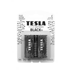 Tesla C BLACK+ alkalická, 2 ks