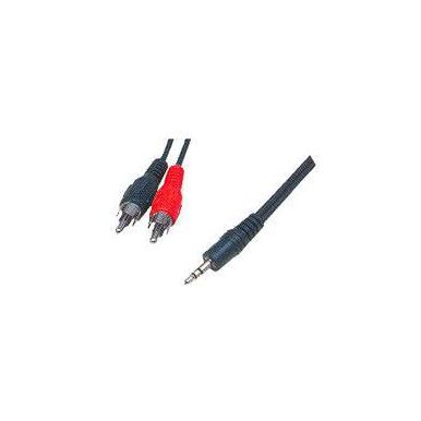 Kabel jack 3,5M - 2x cinch(M), 1,5m