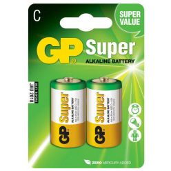 GP Super alkalická baterie, typ C, 1.5V, 2ks