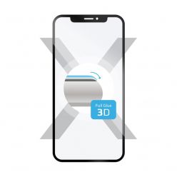 Ochranné tvrzené sklo FIXED 3D Full-Cover pro Samsung Galaxy A72/A72 5G, s lepením přes celý displej, černé