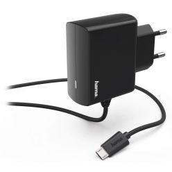 HAMA 12W nabíječka s micro USB konektorem, černá