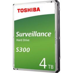 Toshiba S300 Surveillance - 4TB, 3.5" HDD, 7200rpm, 128MB, SATA III, bulk