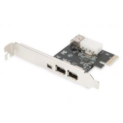 Digitus 3-portový FireWire řadič, IEEE 1394a, low profile, PCIe