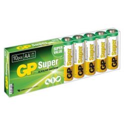 GP AA Super, alkalické AA baterie, 10ks