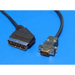 Kabel VGA MD15HD -> Scart(M), 2m