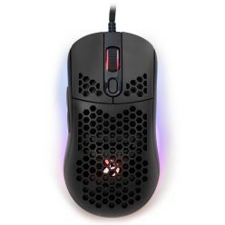 AROZZI herní myš FAVO Ultra Light Black/ drátová/ 16.000 dpi/ USB/ 7 tlačítek/ RGB/ černá
