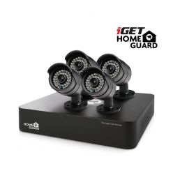 iGET HGDVK46704 - CCTV 4CH DVR + 4x HD kamera 720p