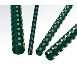 Plastové hřbety 14 mm, zelené