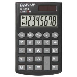 REBELL kalkulačka - SHC208 - černá