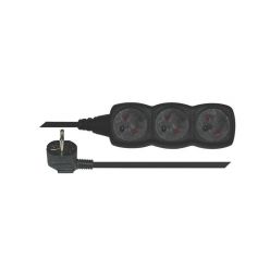 Prodlužovací kabel 3 zásuvky  5m černý