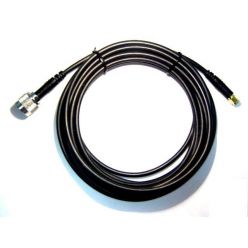 WIFI propojovací kabel (pigtail) 2.4-5GHz R-SMA/N(M), 1m