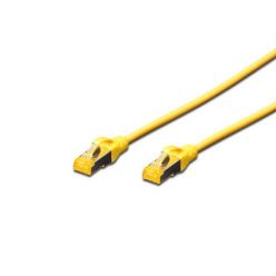 Digitus CAT 6A S-FTP patch cable, Cu, LSZH AWG 26/7, length 3 m, color yellow