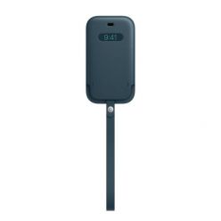Apple Kožený návlek s MagSafe na iPhone 12 mini – baltsky modrý