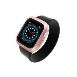 Ochranné pouzdro FIXED Pure+ s temperovaným sklem pro Apple Watch 40mm, růžové