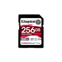 Kingston Canvas React Plus 256GB SDXC karta, UHS-II, 300R/260W U3 V90