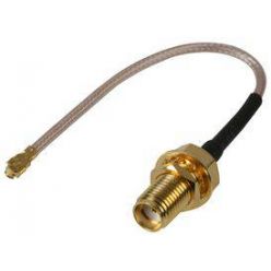 WI-FI propojovací kabel (pigtail) U.FL -> SMA female, 15cm