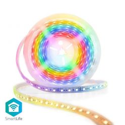 Nedis WIFILS51CRGB SmartLife Full Color LED Strip Wi-Fi | Více barev | 5000 mm | IP65 |