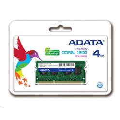 ADATA 4GB DDR3 1600MHz CL11, SO-DIMM, retail
