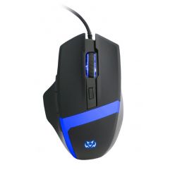 C-TECH Kyllaros (GM-07B), herní myš, 3200dpi, USB, modré podsvícení