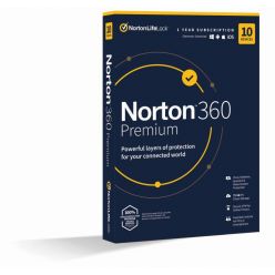NORTON 360 PREMIUM 75GB CZ 1 uživatel pro 10 zařízení na 1rok, CZ, box
