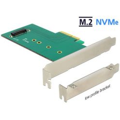 Delock PCIe redukce na 1x internal NVMe M.2 Key M 110mm, LP