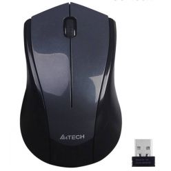 A4tech G3-400N , V-Track, bezdrátová optická myš, šedo-černá