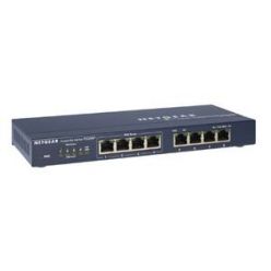 Netgear FS108P, 8x 10/100 Port switch + 4Port PoE, exter. zdroj