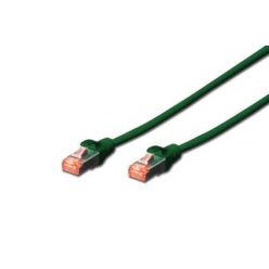 Digitus Patch Cable, S-FTP, CAT 6,AWG 27/7, LSOH, Měď, zelený 3m