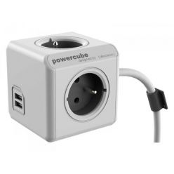 PowerCube Extended Duo USBPowerCube Extended Duo USB, napájecí kabel s 4 zásuvkami, 2x USB, 1.5m