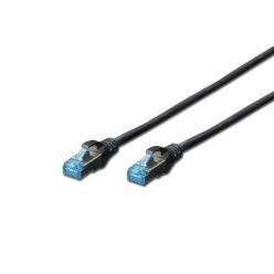 Digitus CAT 5e SF-UTP patch cable, PVC AWG 26/7, length 1 m, color black