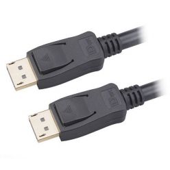 AKASA DisplayPort 1.4 propojovací kabel, 8K@60Hz, 5m, černý