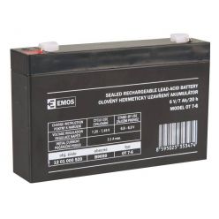 EMOS baterie SLA 6V / 7 Ah, Faston 4.8 (187)