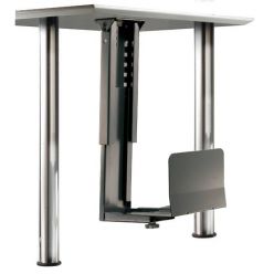 Držák PC pod desku stolu, černý, 30kg