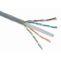 Solarix kabel cat 6 UTP drát, AWG23, PVC, 305m