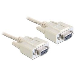 Delock sériový kabel Null modem 9 pin samice/samice 1,8 m