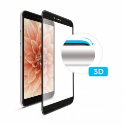 Ochranné tvrzené sklo FIXED 3D Full-Cover pro Apple iPhone XR, s lepením přes celý displej, černé
