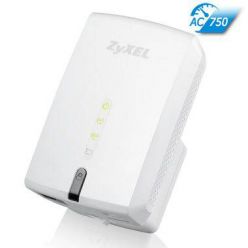 ZyXEL WRE6505, Wireless AC750 (802.11ac 750Mbps) Range Extender, Direcplug small size design, 1x 10/100Mbps LAN port, W